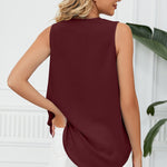 V-Neck Wide Strap Tank
