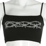 Printed chain camisole
