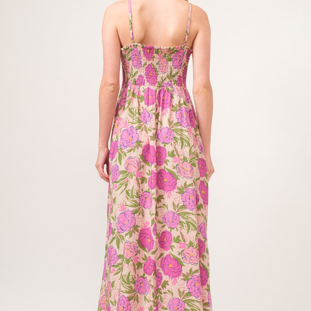 And The Why Floral High-Low Hem Cami Dress
