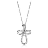 Simple Cross Hanging Clavicle Chain Necklace
