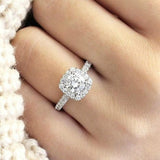 With diamond ring
