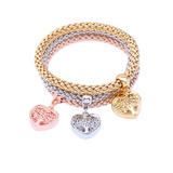 Alloy Tricolor Set Stretch Popcorn Corn Chain
