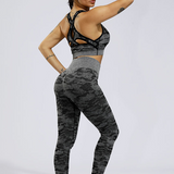 Camouflage yoga pants
