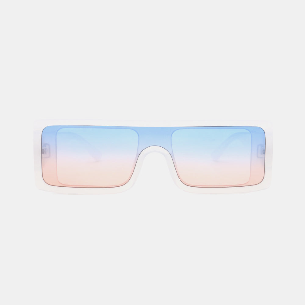 Polycarbonate Frame Rectangle Sunglasses
