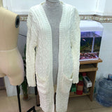 Double pocket full body twist sweater
