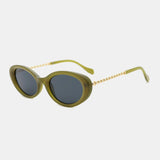 Polycarbonate Frame Cat-Eye Sunglasses
