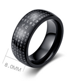 Ban Ruoxin Sutra Men's Ring
