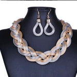 Hand-woven rope necklace chain
