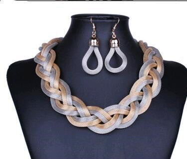 Hand-woven rope necklace chain
