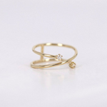 Zircon Flower Ring Women Fashion Ins Ring
