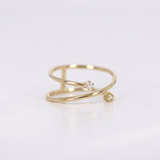 Zircon Flower Ring Women Fashion Ins Ring
