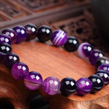 Bracelet En Pierre Naturelle Violet Pour Femme
