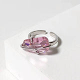 Ring Female Peach Blossom Simple Design Niche
