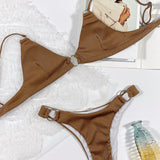 Plunge Spaghetti Strap Swim Set
