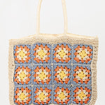 Fame Flower Braided Tote Bag
