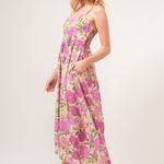 And The Why Floral High-Low Hem Cami Dress
