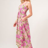 And The Why Floral High-Low Hem Cami Dress
