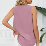 V-Neck Wide Strap Tank
