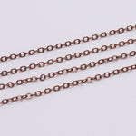 Thin Metal Crushed O-Chain
