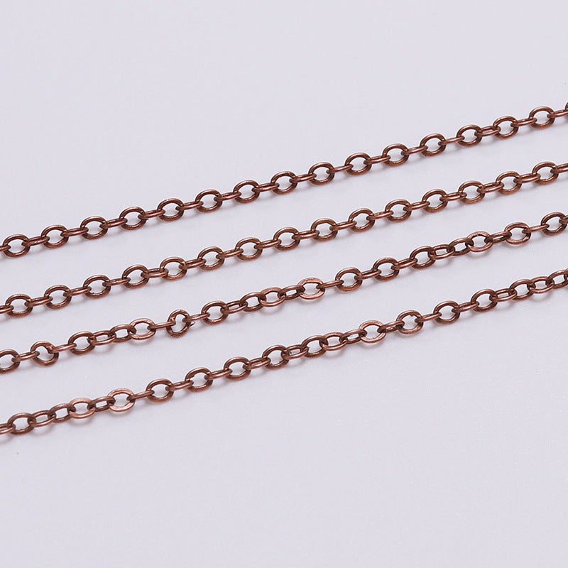 Thin Metal Crushed O-Chain
