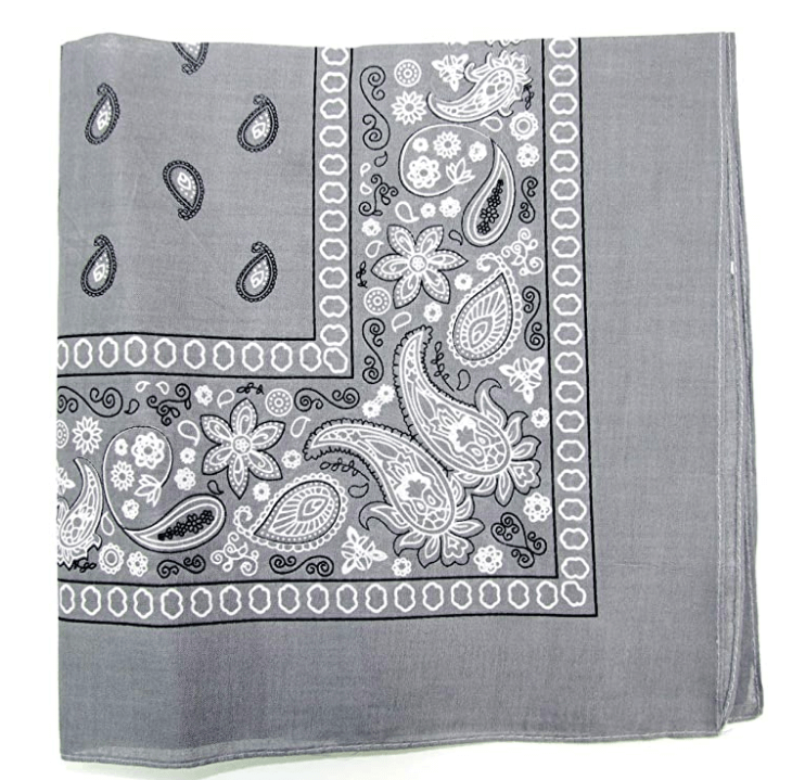 Cashew Flower Paisley Hip Hop Square Scarf
