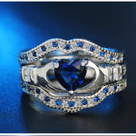 Love diamond ring exaggeration jewelry
