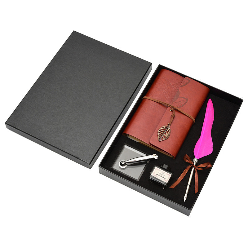 Feather Dip Pen Gift Set
