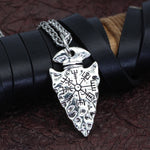 Fashion Simple Alloy Compass Pendant Necklace
