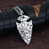 Fashion Simple Alloy Compass Pendant Necklace
