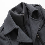 Cold-resistant plus cotton woolen men's jacket
