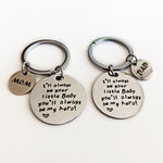 Gift For Parents Birthday Father Mother Day Anniversary Mom Dad Keychain Charm
