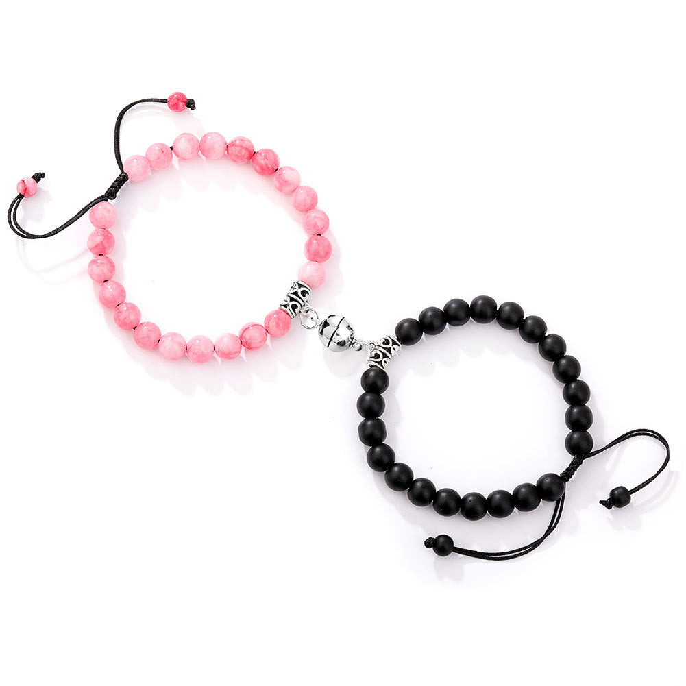 A Pair Of Magnetic Couple Bracelets Induce Vibration
