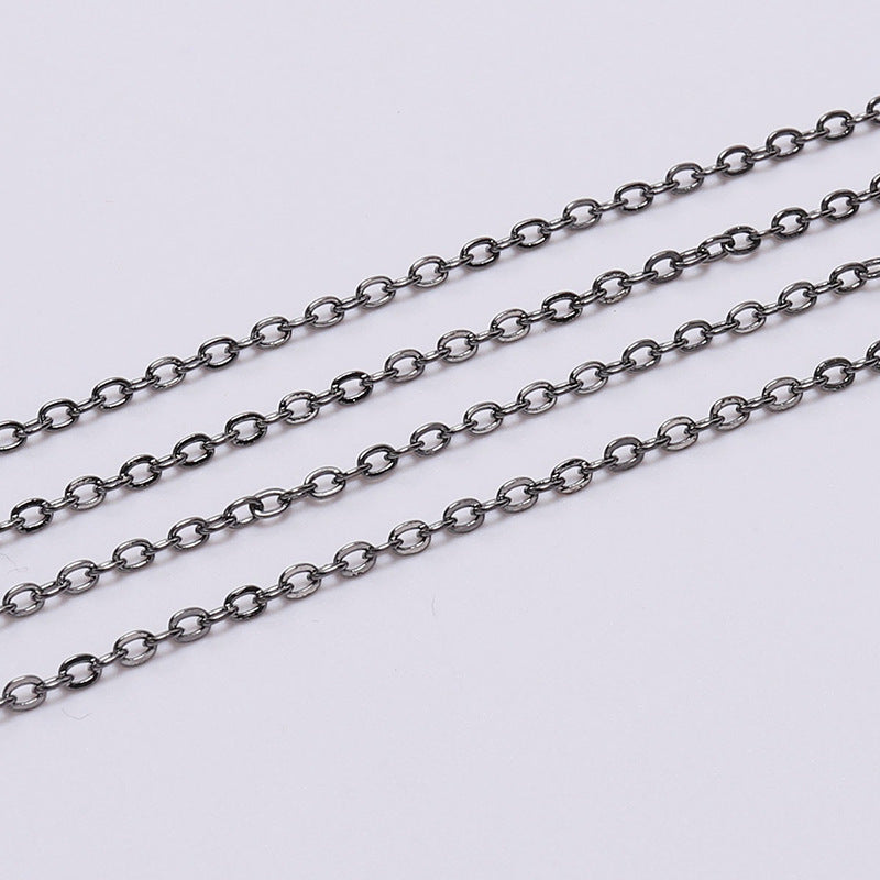 Thin Metal Crushed O-Chain
