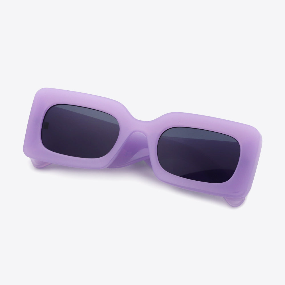 Polycarbonate Frame Rectangle Sunglasses
