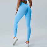 Sexy V Butt Push Up Fitness High Waist Pants
