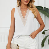 V-Neck Wide Strap Tank
