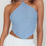 Tie Back Sleeveless Tank Top
