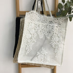 Lace hand shopping bag
