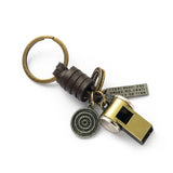 Women's Fashion Vintage Handwoven Leather Keychain
