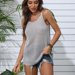 Round Neck Knit Cami
