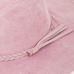 Fame Braided Faux Suede Hat
