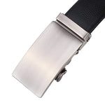 Microfiber Leather Mens Ratchet Belt, Belts For Men Adjustable Automatic Buckle
