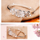 Sweet Bauhinia Adjustable Bracelet Woman Flower Vera Bracelet
