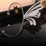 High-quality Diamond-studded Sweet Butterfly Wings Earrings
