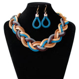 Hand-woven rope necklace chain
