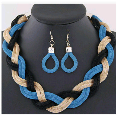 Hand-woven rope necklace chain
