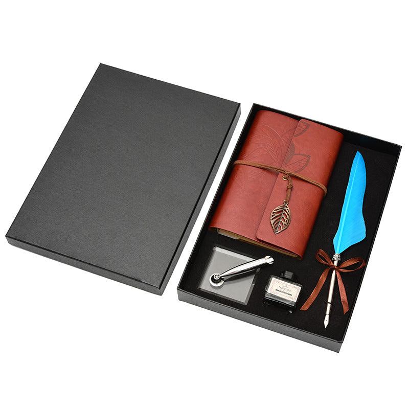 Feather Dip Pen Gift Set
