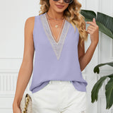 V-Neck Wide Strap Tank
