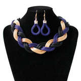 Hand-woven rope necklace chain
