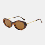 Polycarbonate Frame Cat-Eye Sunglasses
